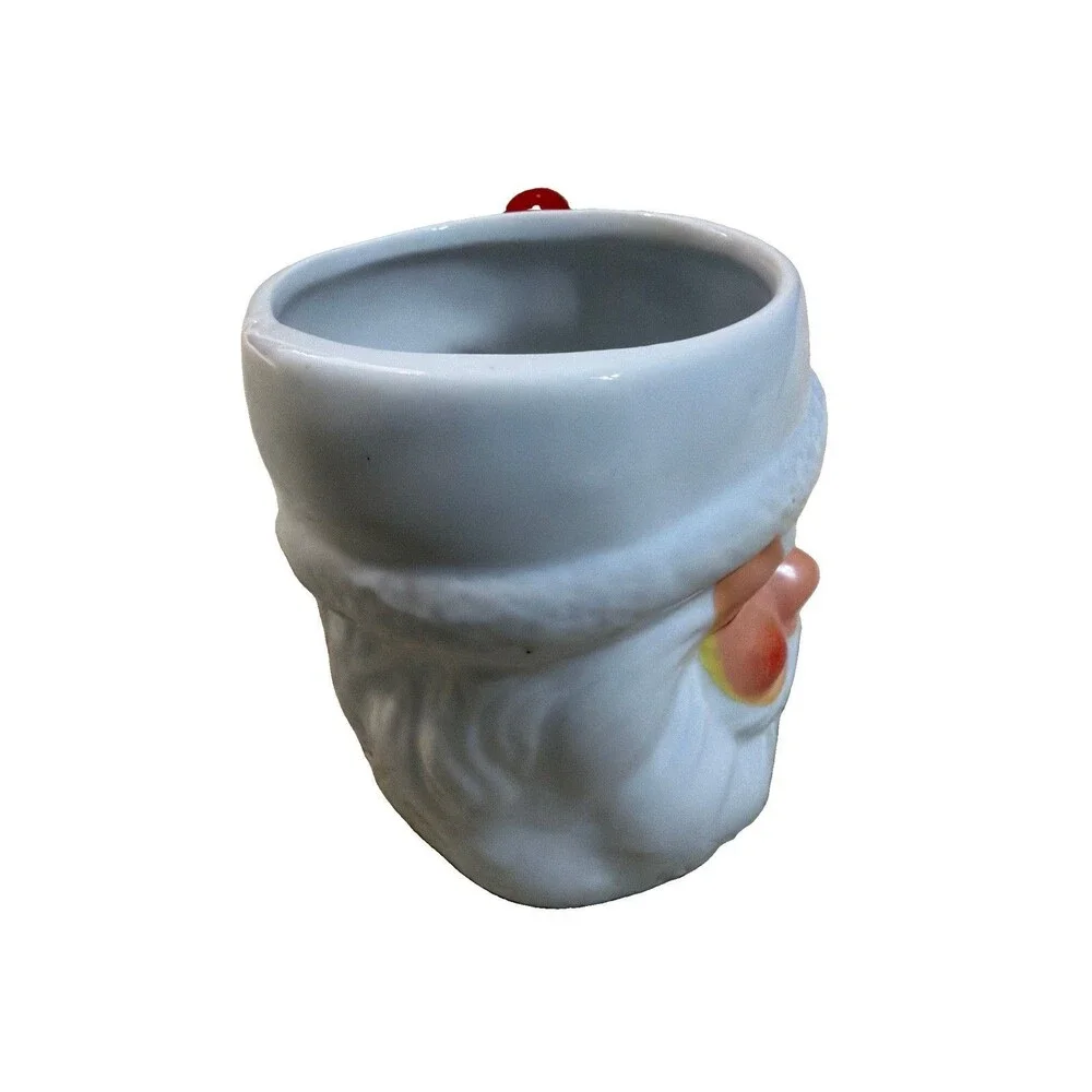 Vintage Ceramic Santa Claus Coffee Mug Christmas 1994 Whimsical 3.5” Tall